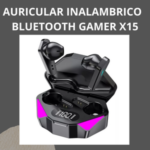 AURICULAR INALAMBRICO BLUETOOTH GAMER X15